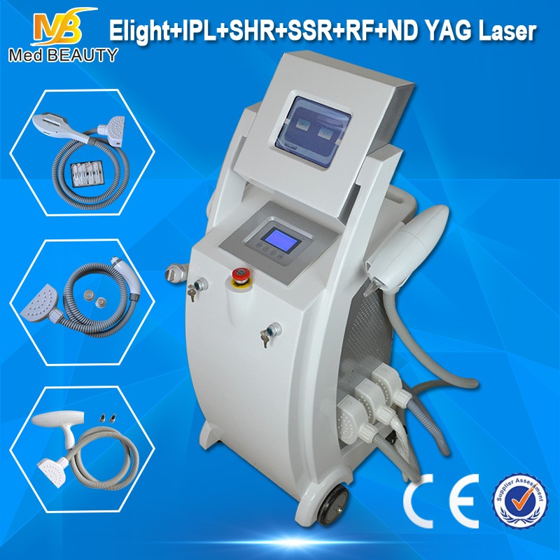 Elight High Energy IPL Beauty Equipment Nd Yag Laser Ipl RF Shr Hair Removal Machine