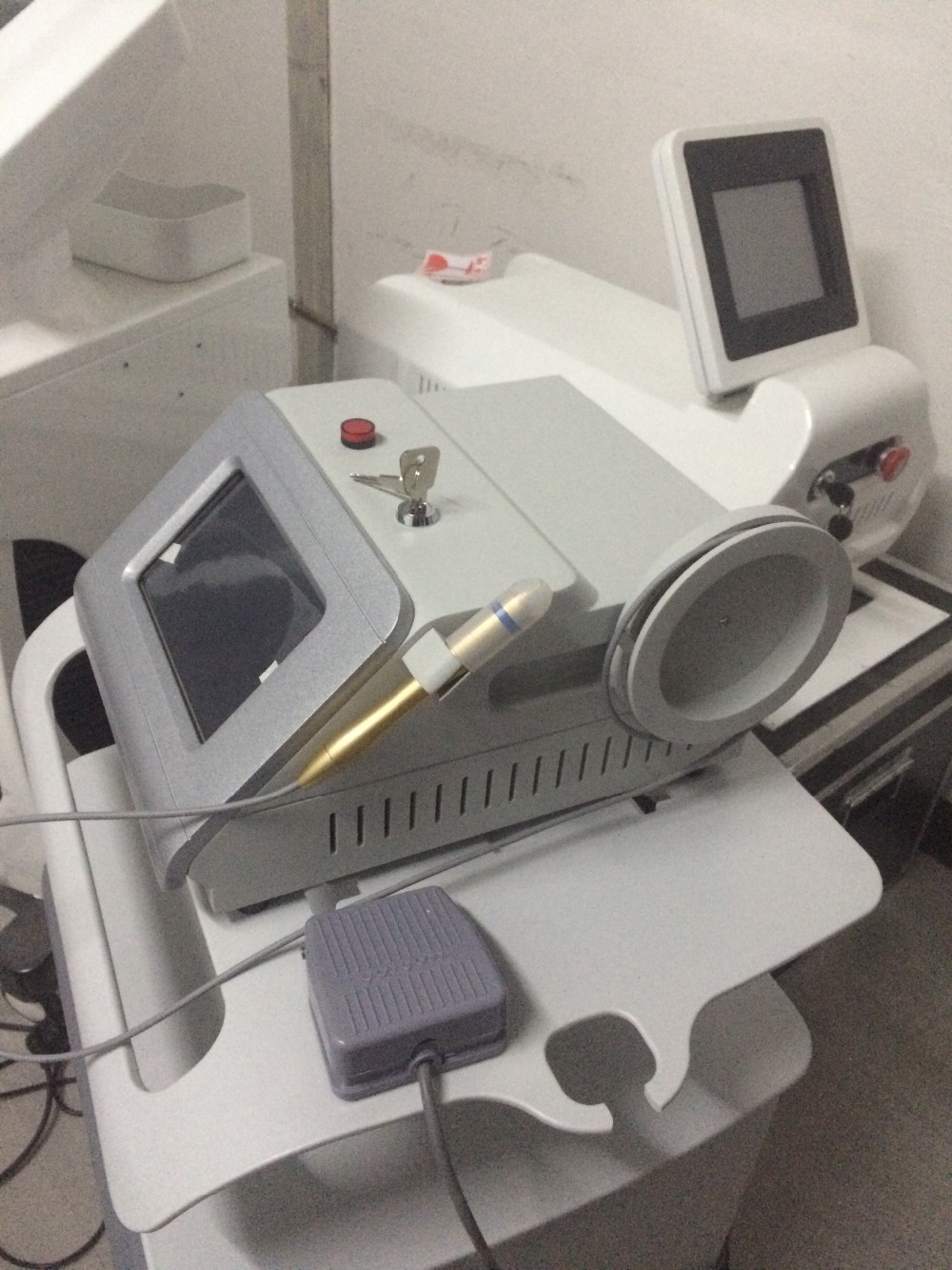Grey High Frequency Laser Spider Vein removal Vascular Machine