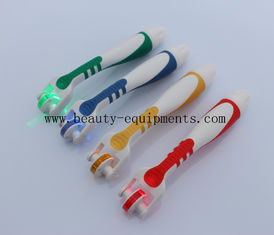 China Safe Derma Rolling System , Micro Needle Roller Therapy With Blue / Red / Yellow / Green LED Light supplier