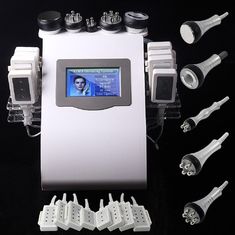 China 5 Handles laser liposuction equipment , rf cavitation machine supplier
